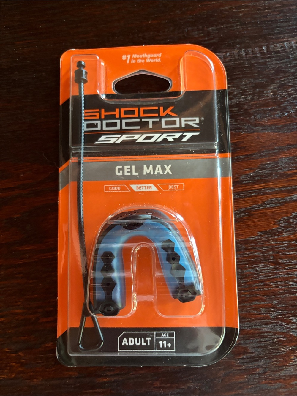 Sport Gel Max Mouthguard - Blue/Black